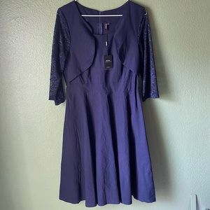 MIUSOL Dark Blue Ladies Dress